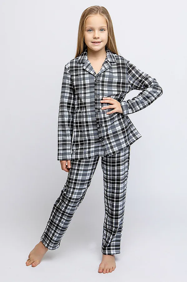 Комплект (Рубашка+Брюки) BATIK, черный - фото 1