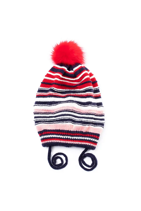 Шапка PLAYTODAY, белый/красный/темно-синий - фото 1