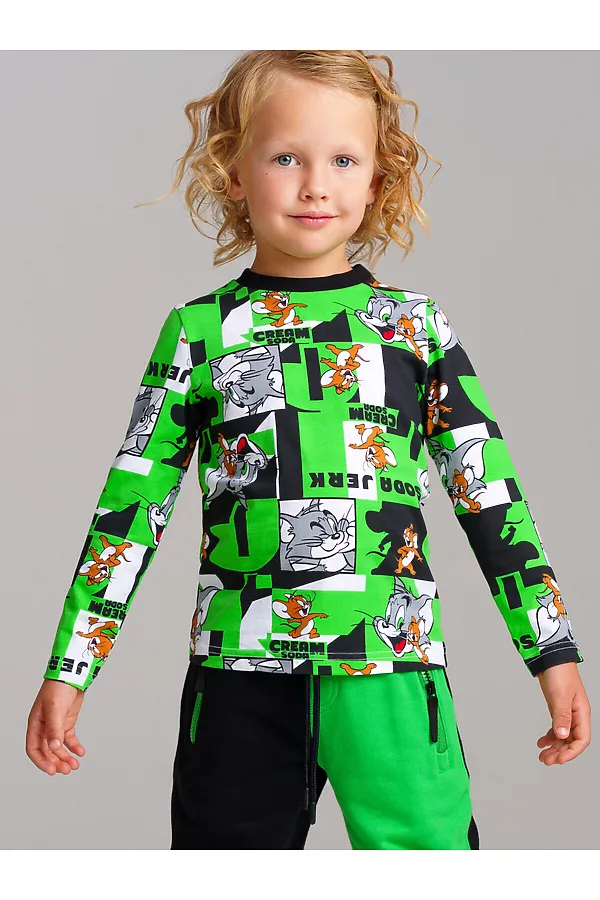 Лонгслив PLAYTODAY, разноцветный - фото 1