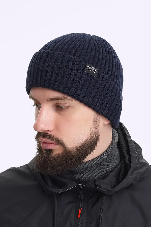 Шапка  CLEVER, т.синий - фото 1