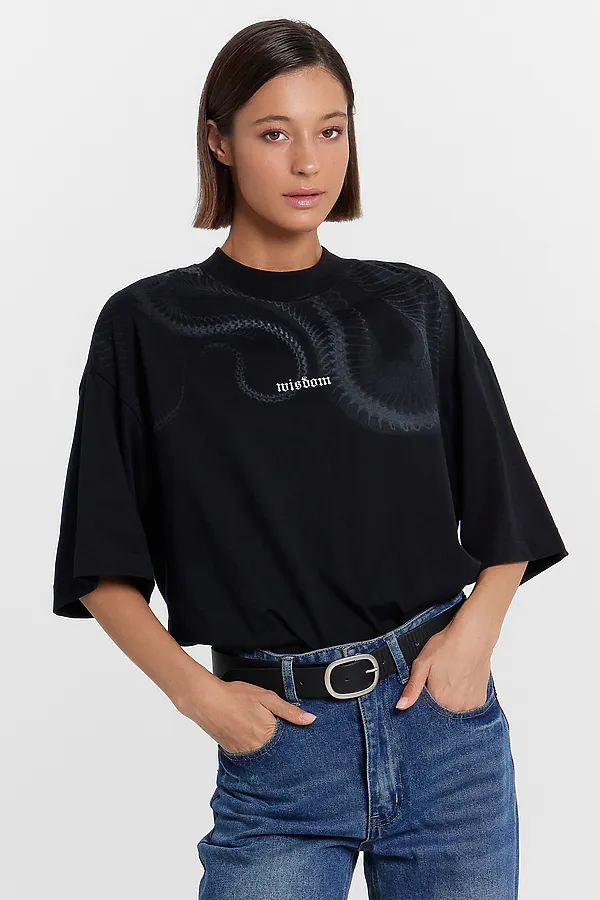 Футболка MARK FORMELLE, черный +печать6 - фото 1