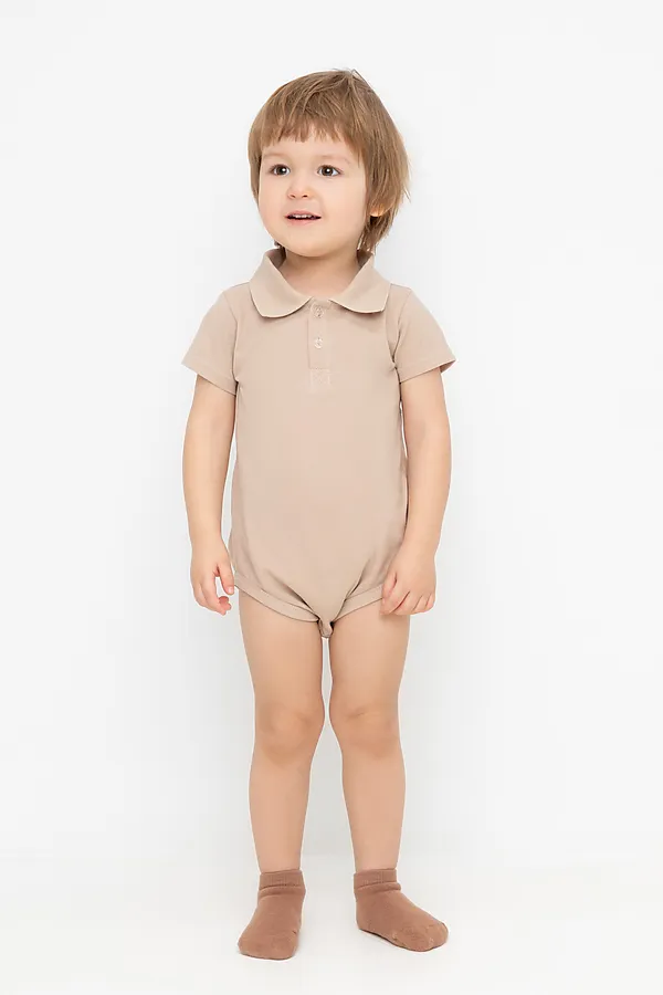 Боди CROCKID, темно-бежевый к488 - фото 1