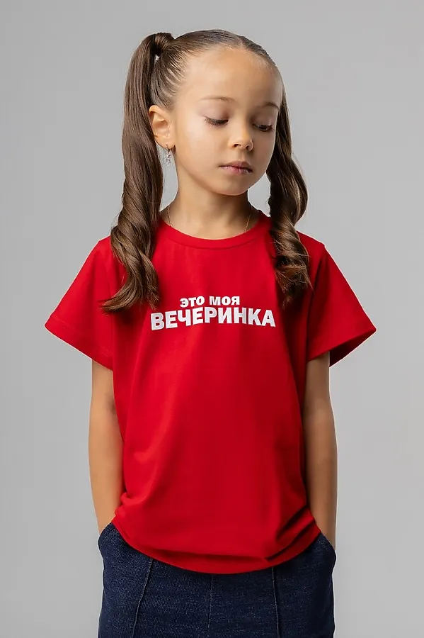 Футболка BODO-S, красный (белый) - фото 1