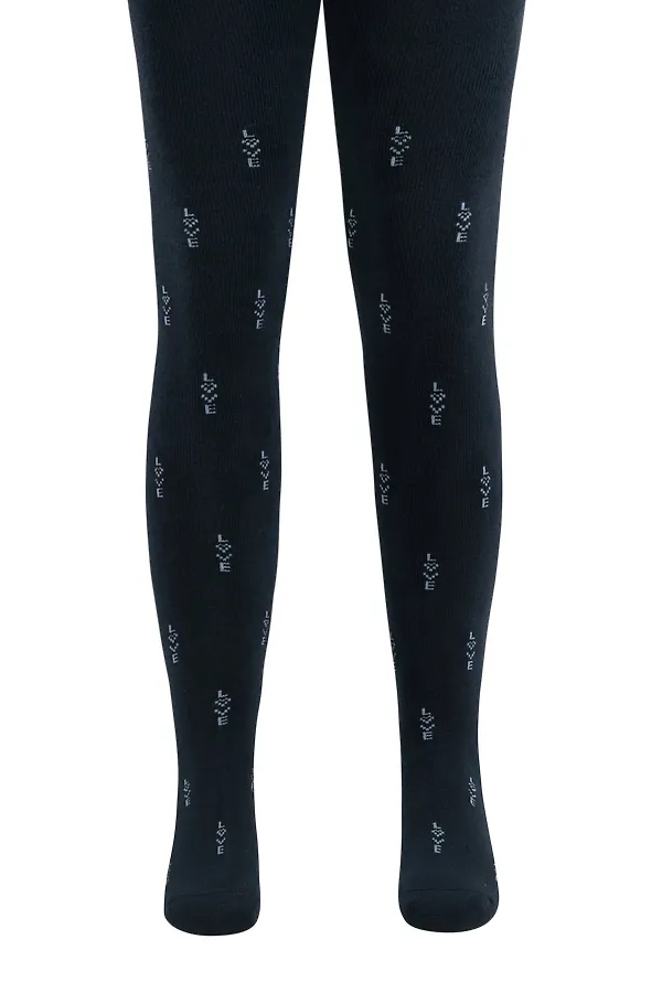 Conte-kids Колготки SOF-TIKI (махровые внутри) с рисунками CONTE KIDS, темно-синий - фото 1