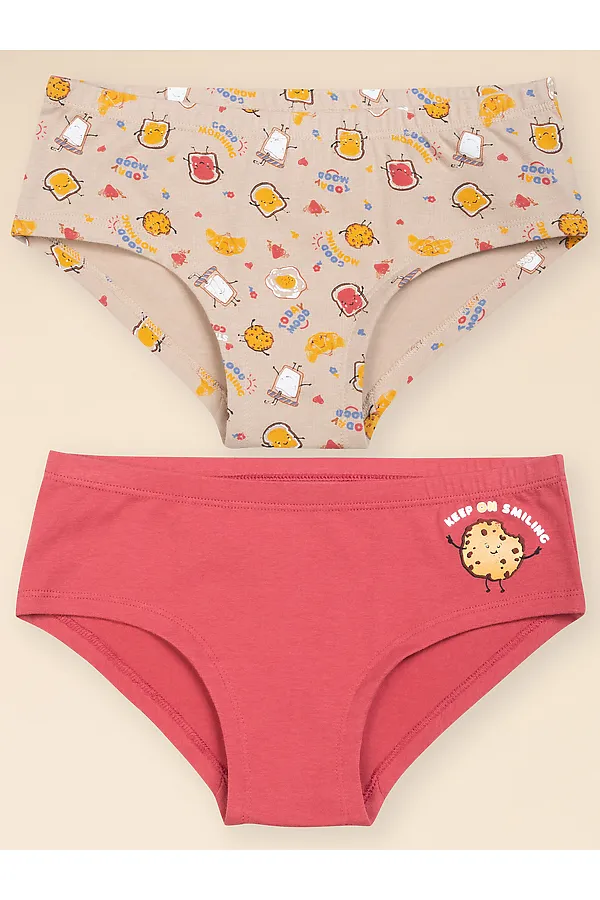 Трусы, 2 шт. PELICAN, терракотовый/бежевый - фото 1