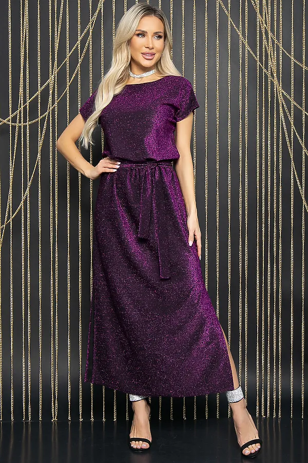 Платье LADY TAIGA, пурпурное - фото 1
