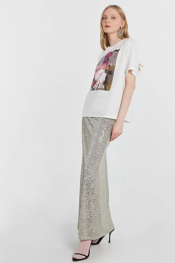 Футболка MARK FORMELLE, белый +печать - фото 1