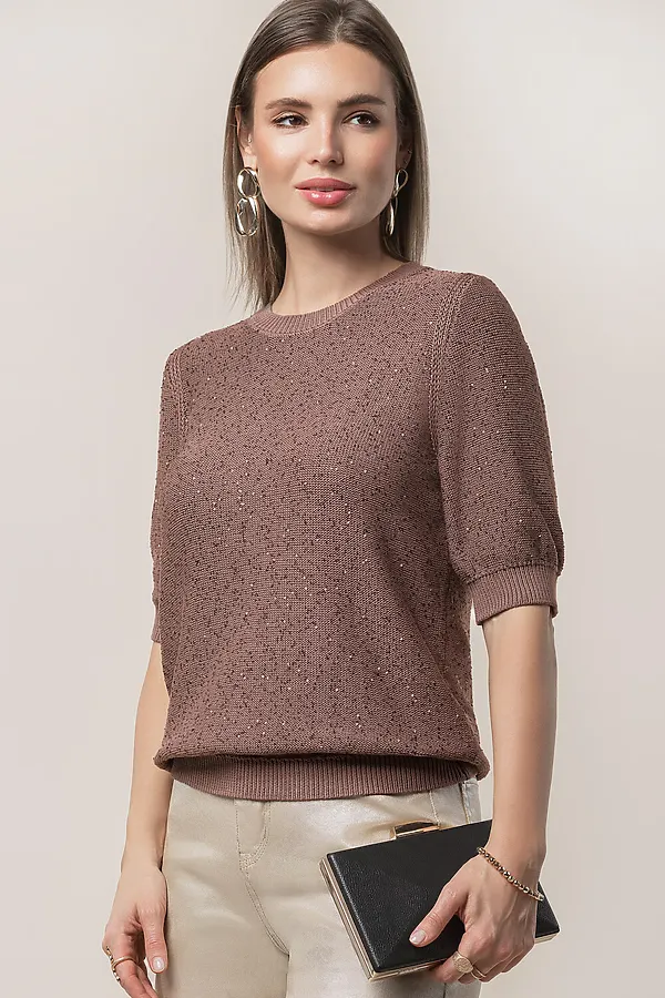 Джемпер VILATTE, кофейный - фото 1