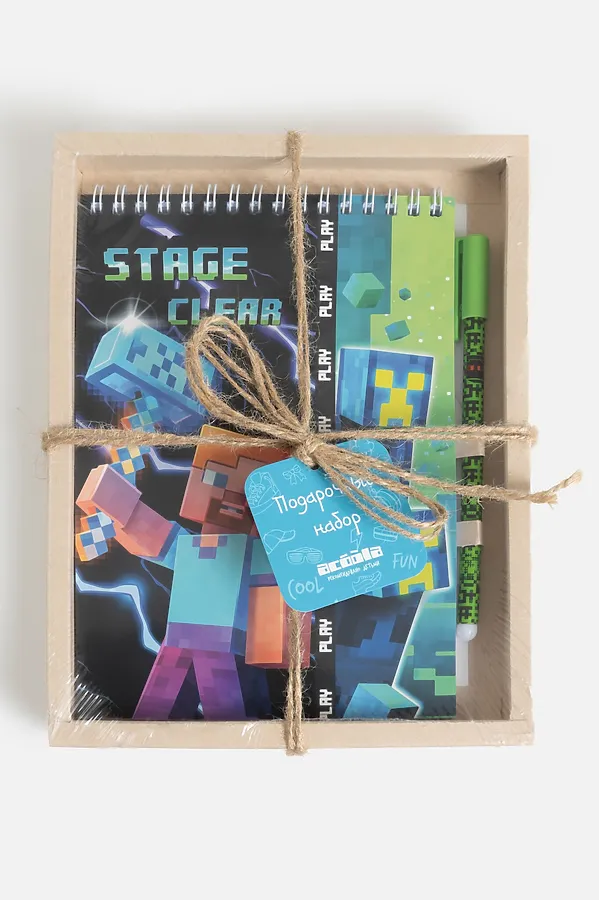 Набор подарочный ( Блокнот А5, 60л и Ручка шариковая, цвет чернил синий) Jed4 разноцветный ACOOLA, разноцветный - фото 1