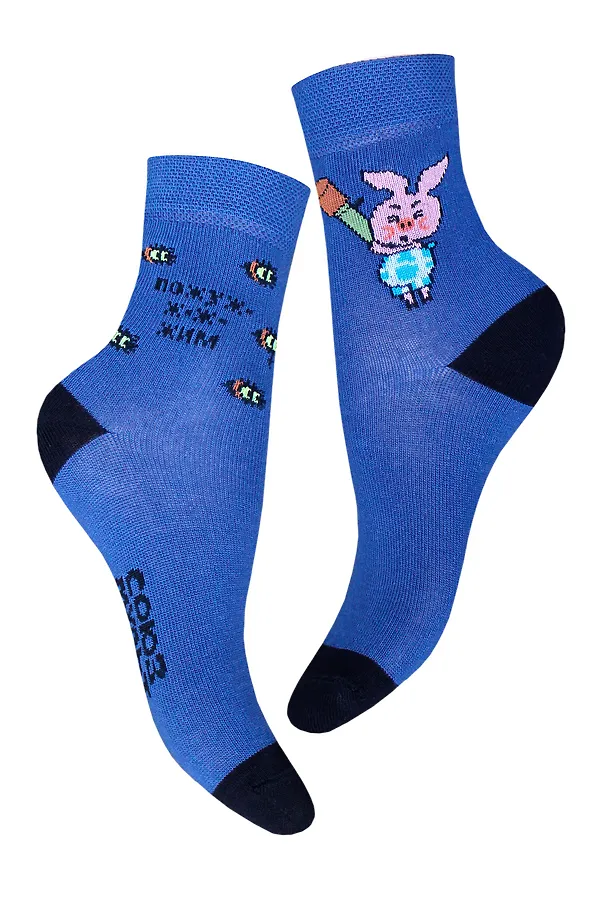 Носки БРЕСТСКИЕ, т.джинс - фото 1