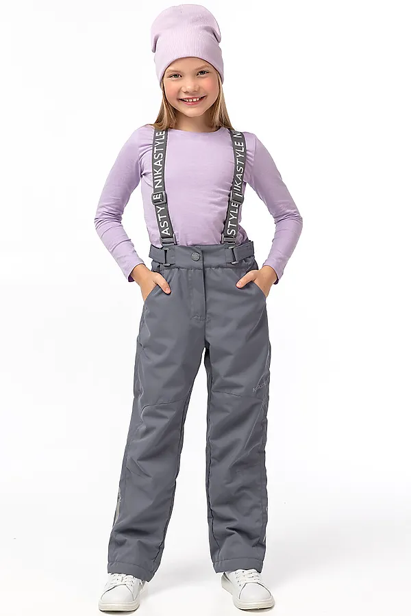 Брюки NIKASTYLE, серый - фото 1