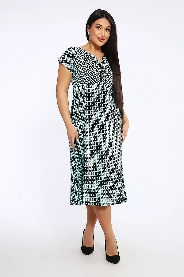 Платье 051 НАТАЛИ, ментол - фото 1