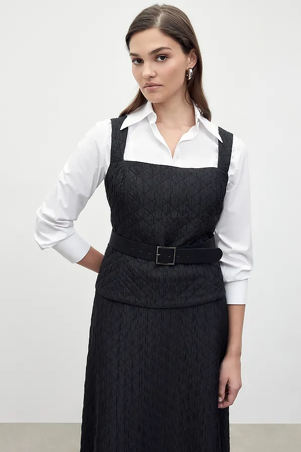 Топ POMPA, чёрный - фото 1