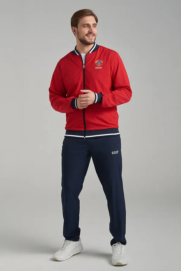 Костюм (Толстовка+Брюки) ADDIC-SPORT, красный - фото 1