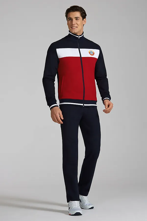 Костюм (Толстовка+Брюки) ADDIC-SPORT, красный - фото 1