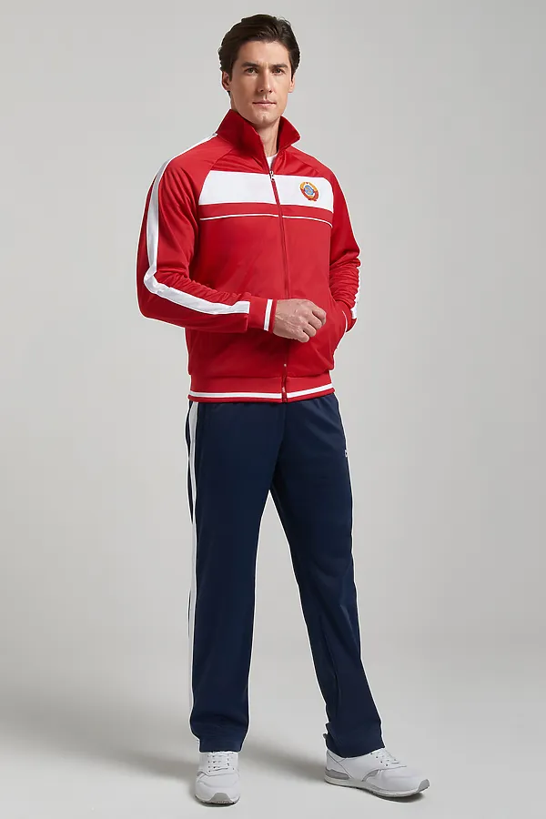 Костюм (Толстовка+Брюки) ADDIC-SPORT, красный - фото 1