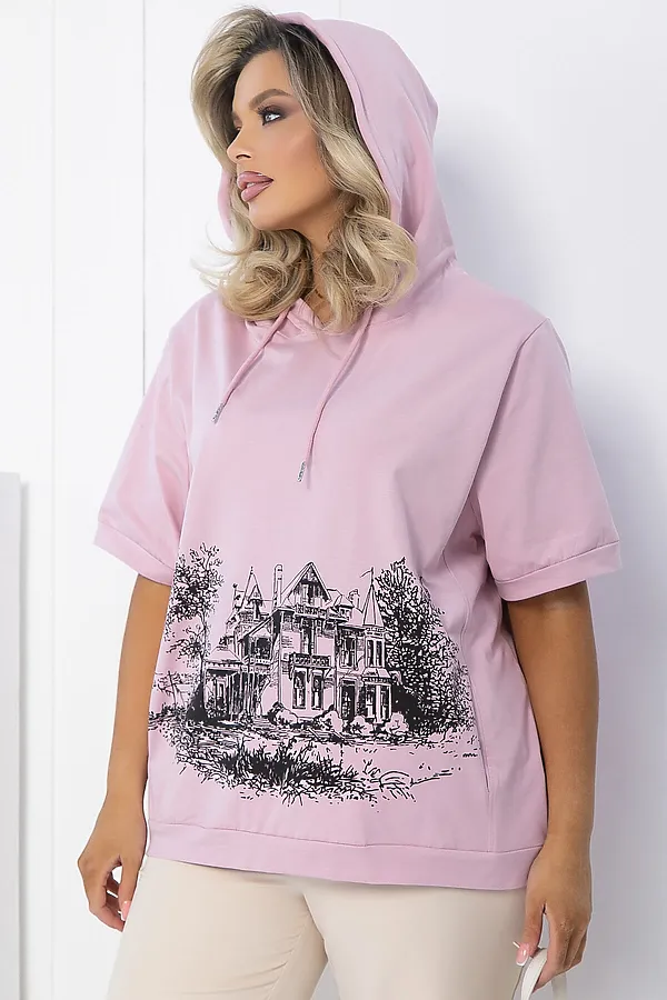 Худи LADY TAIGA, розовая - фото 1