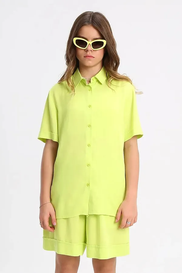 Рубашка SMENA, ярко-зеленый - фото 1