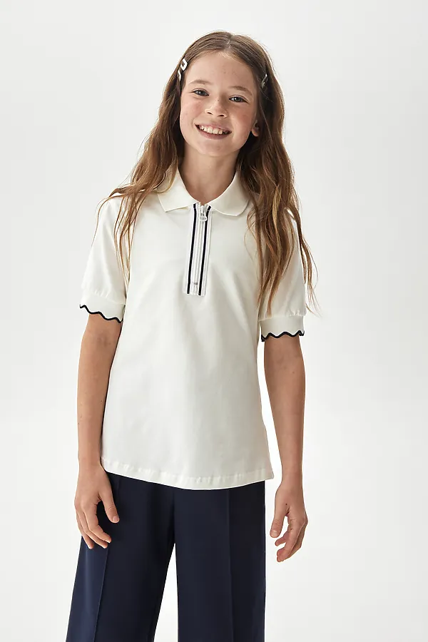 Поло SMENA, молочный - фото 1