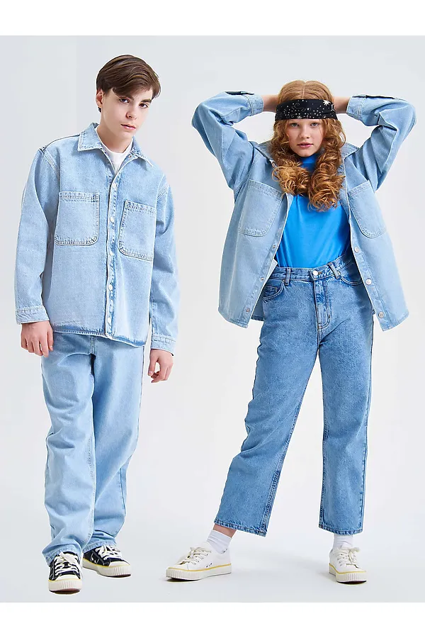 Куртка джинсовая SMENA, светло-голубой - фото 1