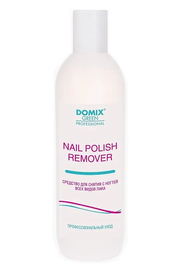 Domix Green Professional Средство для снятия всех видов лака с ацетоном / Nail Polish Remover with Acetone, 500 мл KRISTALLER, бесцветный - фото 1