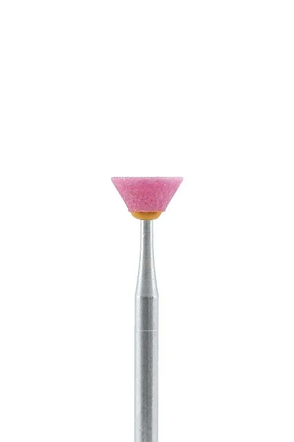 Planet Nails Фреза керамическая (613.070), конус, Ø7 мм KRISTALLER, розовый - фото 1