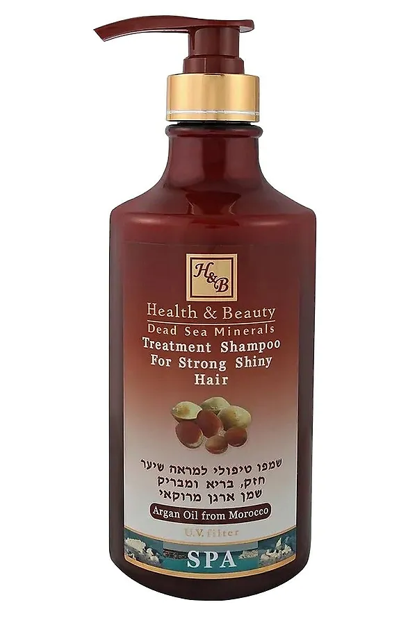 Health & Beauty Шампунь укрепляющий для здоровья и блеска волос с маслом арганы, 780 мл KRISTALLER, аргана - фото 1