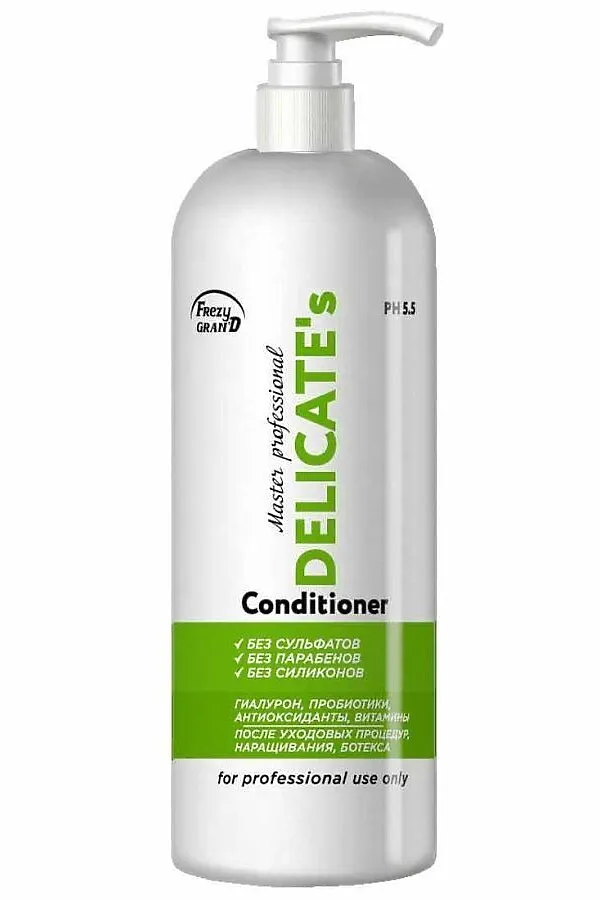Frezy Grand Кондиционер для глубокого увлажнения волос / Delicate's PH 5.5, 1000 мл KRISTALLER, белый - фото 1