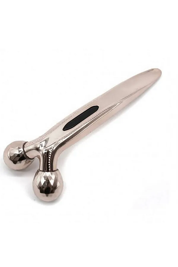 Nail Art Роликовый лифтинг-массажер для лица и тела / 3D Body Massager Andorse, золотистый KRISTALLER, золотистый - фото 1