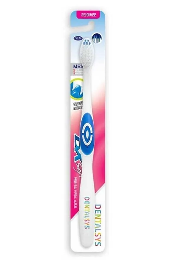 Dental Clinic 2080 Зубная щетка классик для чувствительных зубов / Dentalsys BX Soft, мягкая, в ассортименте, 1 шт. KRISTALLER, в ассортименте - фото 1