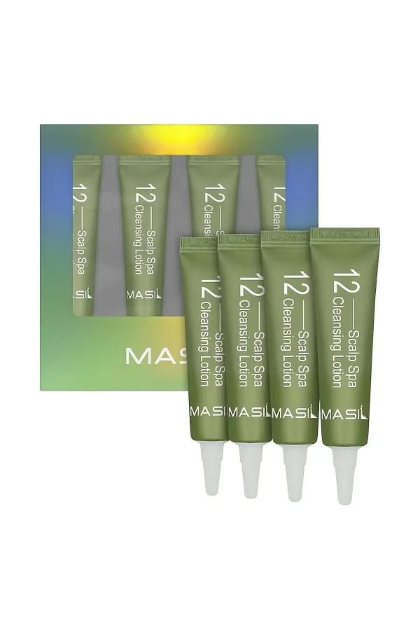 Masil Лосьон-пилинг для кожи головы / 12 Scalp Spa Cleansing Lotion, 4 шт. x 15 мл KRISTALLER, бесцветный - фото 1