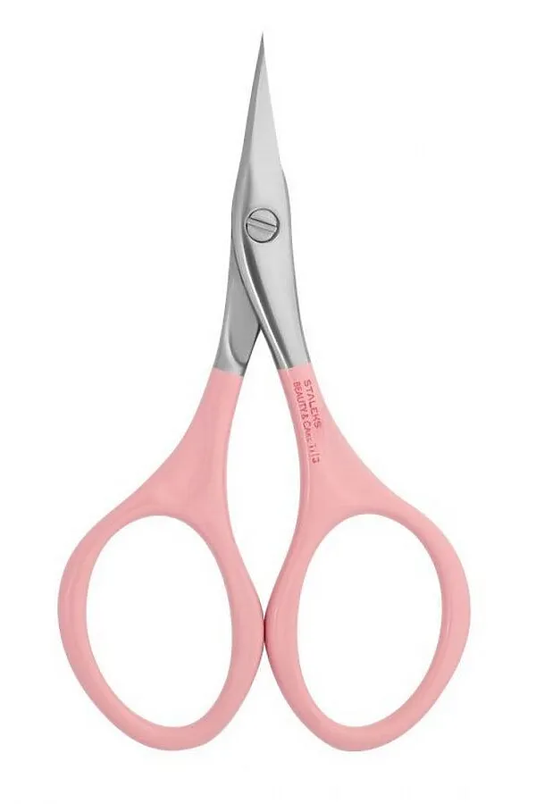 Staleks Ножницы универсальные розовые / Beauty&Care 11 Type 3 KRISTALLER, розовый - фото 1