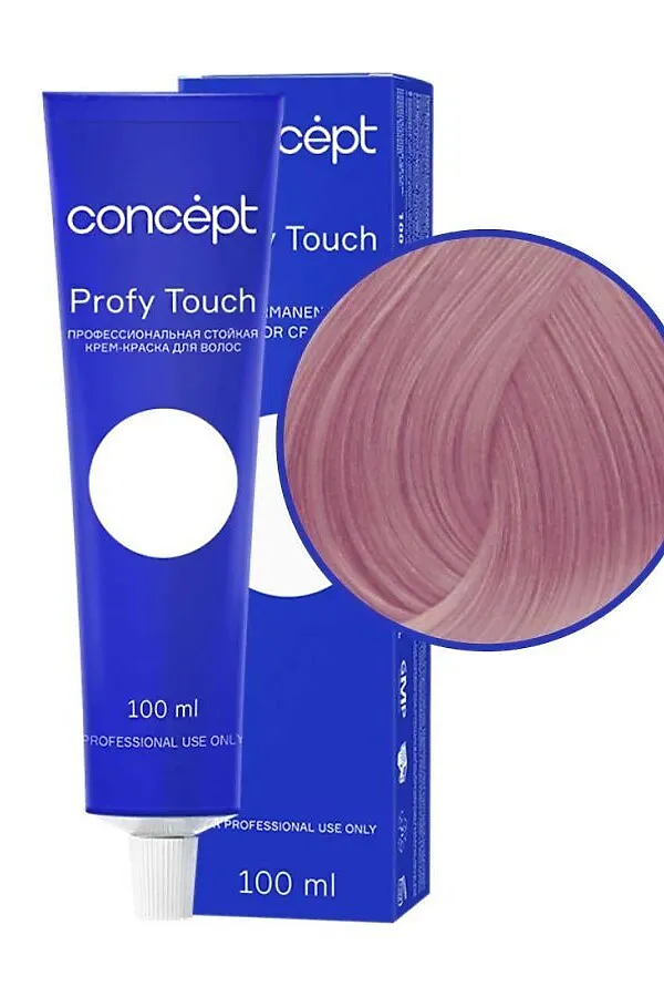 Concept Profy Touch 9.65 Профессиональный крем-краситель для волос, светлый фиолетово-красный, 100 мл KRISTALLER, светлый фиолетово-красный - фото 1