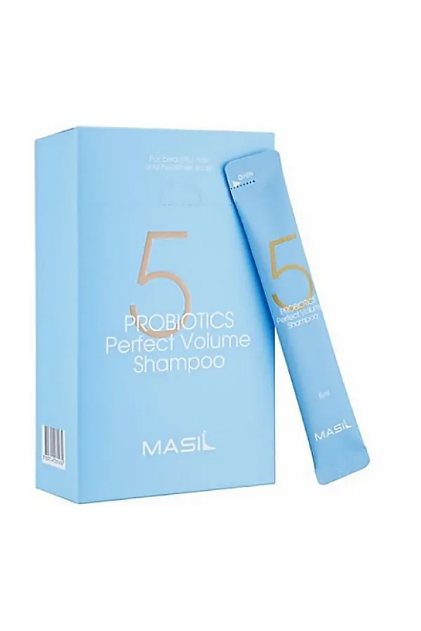Masil Шампунь для объема волос с пробиотиками / 5 Probiotics Perfect Volume Shampoo, 20 шт. х 8 мл KRISTALLER, пребиотики - фото 1