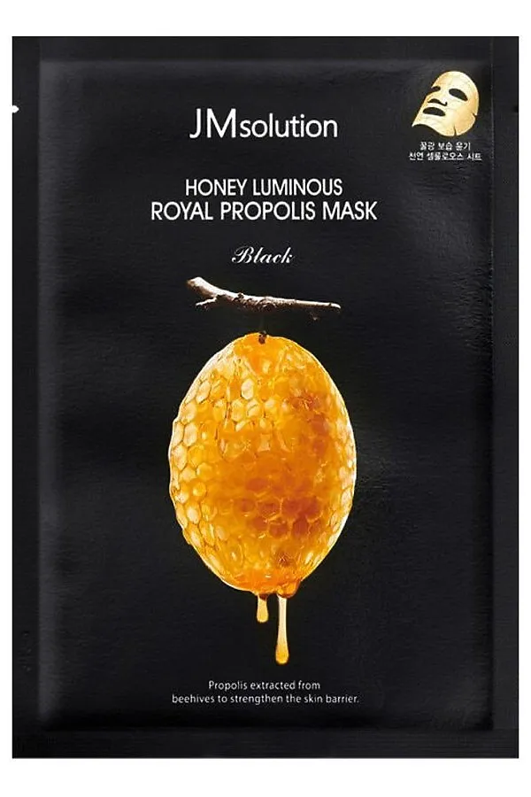 JMsolution Восстанавливающая тканевая маска с прополисом / Honey Luminous, 30 мл KRISTALLER, прополис - фото 1