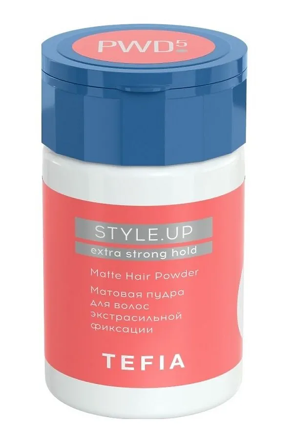 TEFIA Style.Up Матовая пудра для волос экстрасильной фиксации / Matte Hair Powder Extra Strong Hold, 8 г KRISTALLER, белый - фото 1