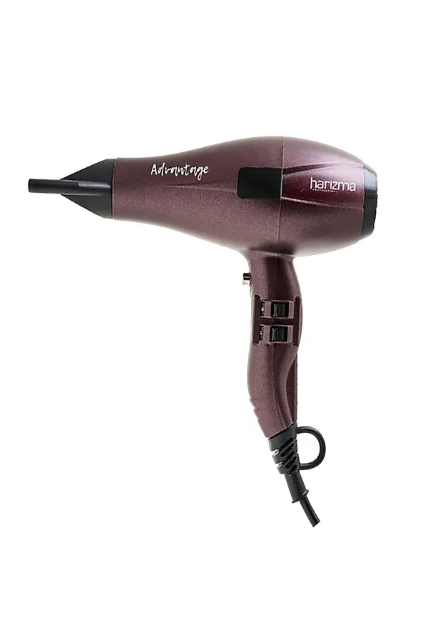 Harizma Профессиональный компактный фен для волос / Advantage 10224S, 2300 Вт, королевская сирень KRISTALLER, сирень - фото 1