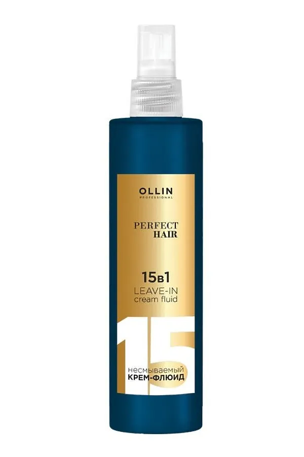 Ollin Несмываемый крем-флюид 15в1 / Perfect Hair, 250 мл KRISTALLER, белый - фото 1