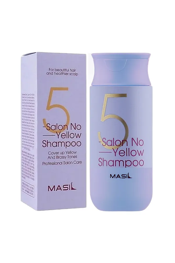 Masil Шампунь для нейтрализации желтизны волос / 5 Salon No Yellow Shampoo, 150 мл KRISTALLER, фиолетовый - фото 1