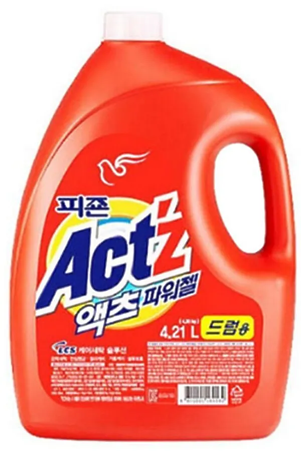 PIGEON Концентрированный гель для стирки белья для машин с фронтальной загрузкой / Act'z Deofresh, 4210 мл KRISTALLER, rhfcysq - фото 1