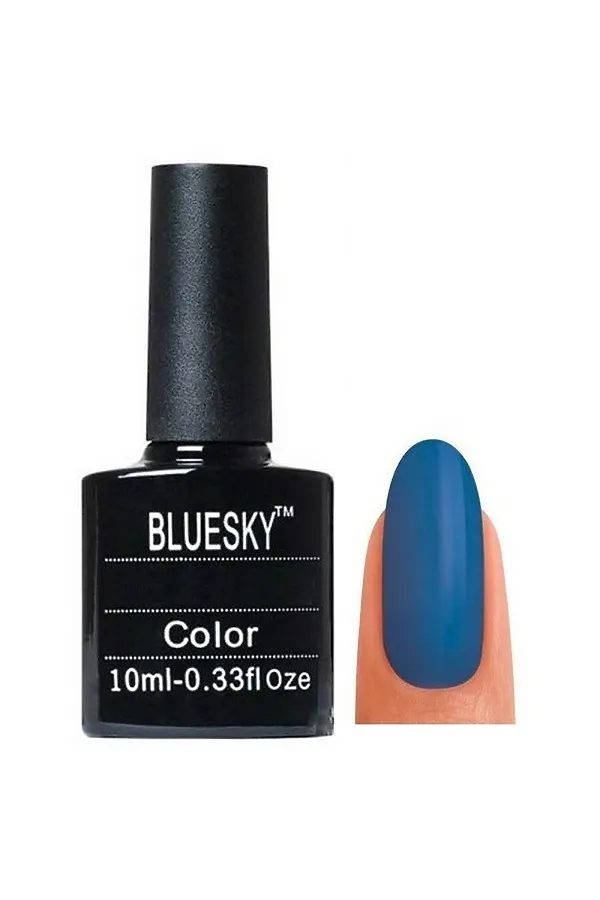 Bluesky Гель-лак для ногтей 176 SU, синий, 10 мл KRISTALLER, 176 su, синий - фото 1
