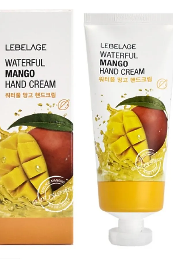 Lebelage Крем для рук с маслом манго / Waterful Mango Hand Cream, 100 мл KRISTALLER, белый - фото 1