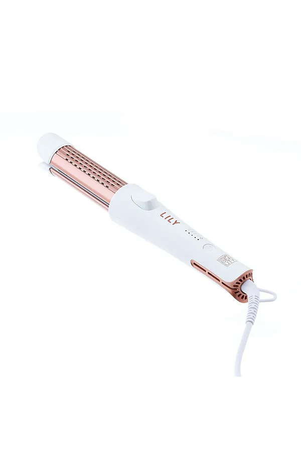 Dewal Beauty Щипцы-плойка для волос 2в1 / Lily HI2120-White, d 37 мм, 46 Вт, белый KRISTALLER, белый - фото 1