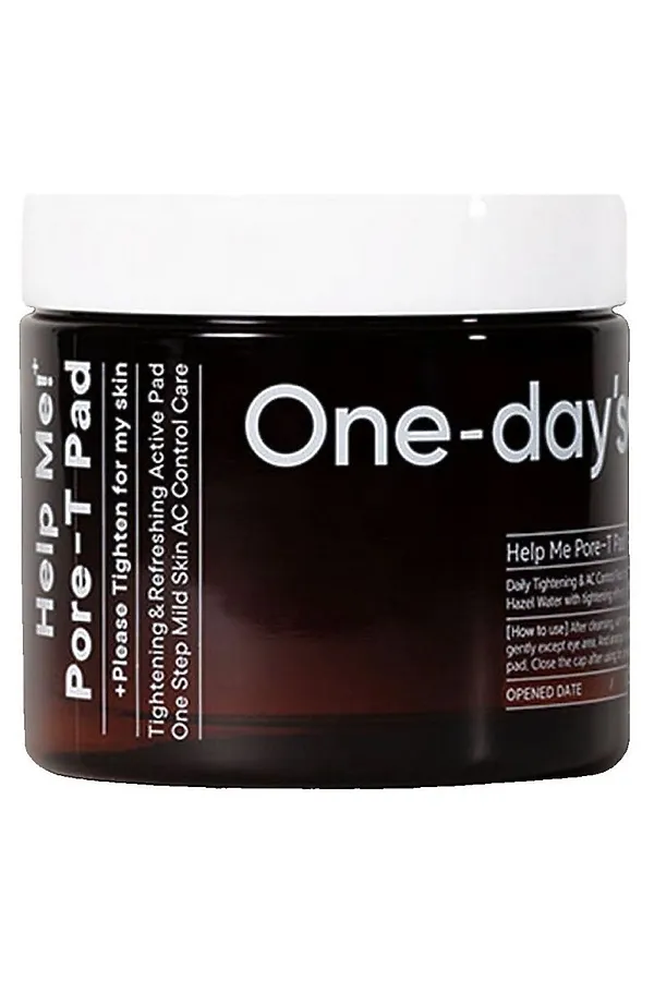 One-day's you Тонер-пэды с эффектом пилинга / Help Me Pore-t Pad, 60 пэдов KRISTALLER, коричневый - фото 1