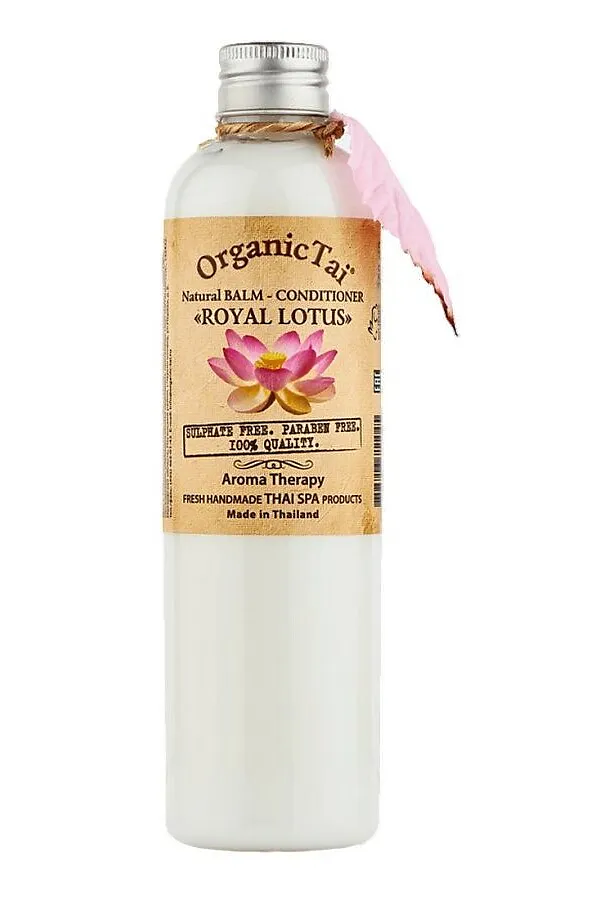 OrganicTai Натуральный бальзам-кондиционер «Королевский лотос», 260 мл KRISTALLER, белый - фото 1