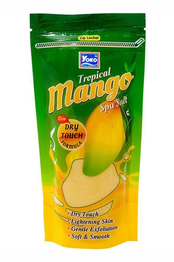 Siam Yoko Солевой скраб для тела c экстрактом тропического манго / Mango Spa Salt, 300 г KRISTALLER, зеленый - фото 1