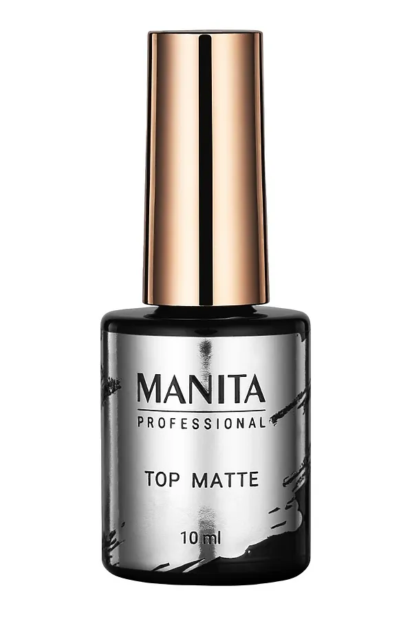 Manita Professional Матовый топ для гель-лака без липкого слоя / Matte, 10 мл KRISTALLER, прозрачный - фото 1