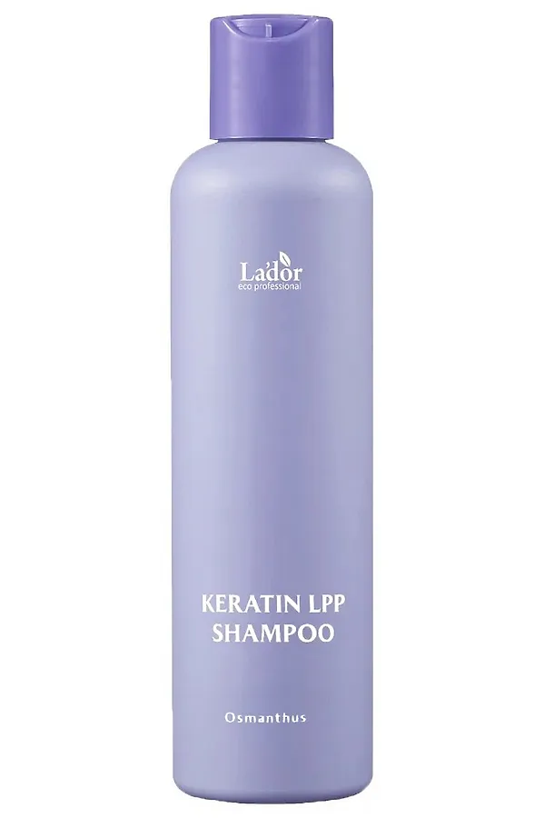 Lador Шампунь для волос с кератином / Keratin Lpp Shampoo Osmanthus, 200 мл KRISTALLER, фиолетовый - фото 1