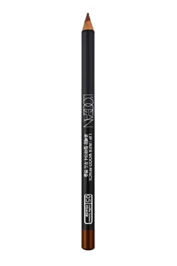 L’ocean Карандаш для губ / Lipliner Wood Pencil #05, Coffee Brown KRISTALLER, 05, coffee brown - фото 1