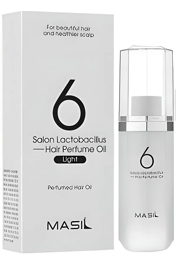 Masil Масло для волос c лактобактериями / 6 Salon Lactobacillus Hair Parfume Oil Light, 66 мл KRISTALLER, белый - фото 1